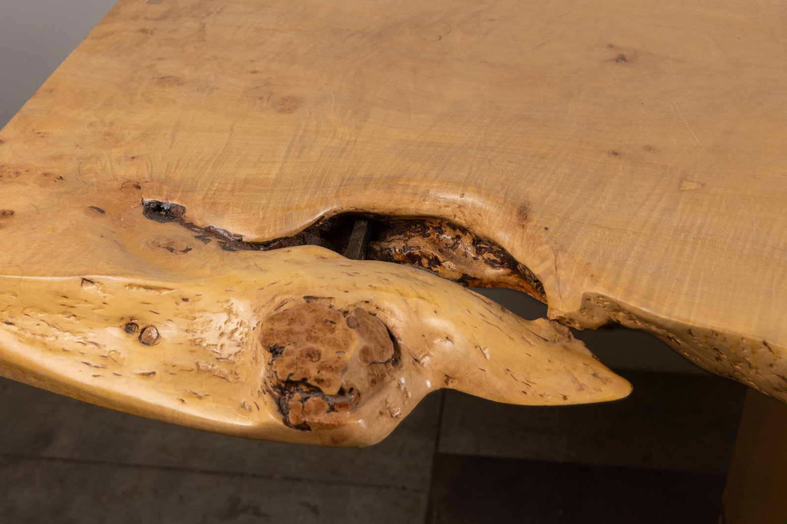 Large Live Edge Handcrafted Dining Table - 12