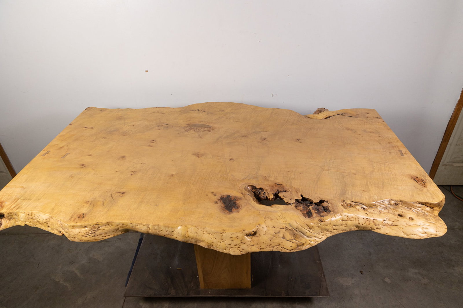 Large Live Edge Handcrafted Dining Table - 4
