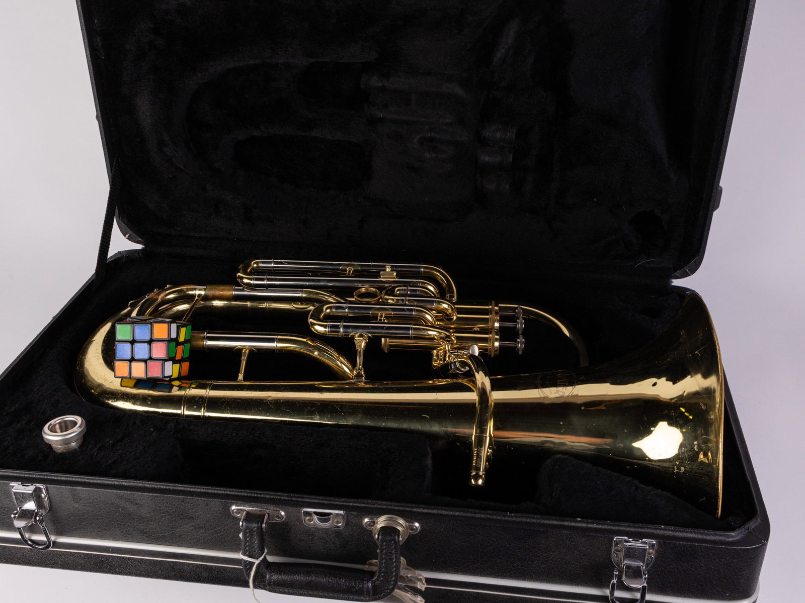 Jupiter Euphonium Model JEP-468 w/ Hard Case (1 of 8)