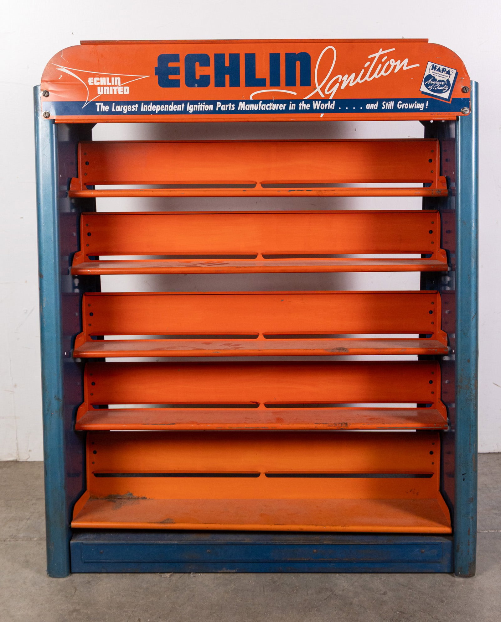 Echlin Automotive Parts Steel Display Rack: Echlin Automotive Parts Steel Display RackSize39" x 32" x 7"LiteratureBrooks Auction – Online Auction Terms & Conditions Contact: (856) 694-2960 | info@brooks.auction READ BEFORE YOU BID: We