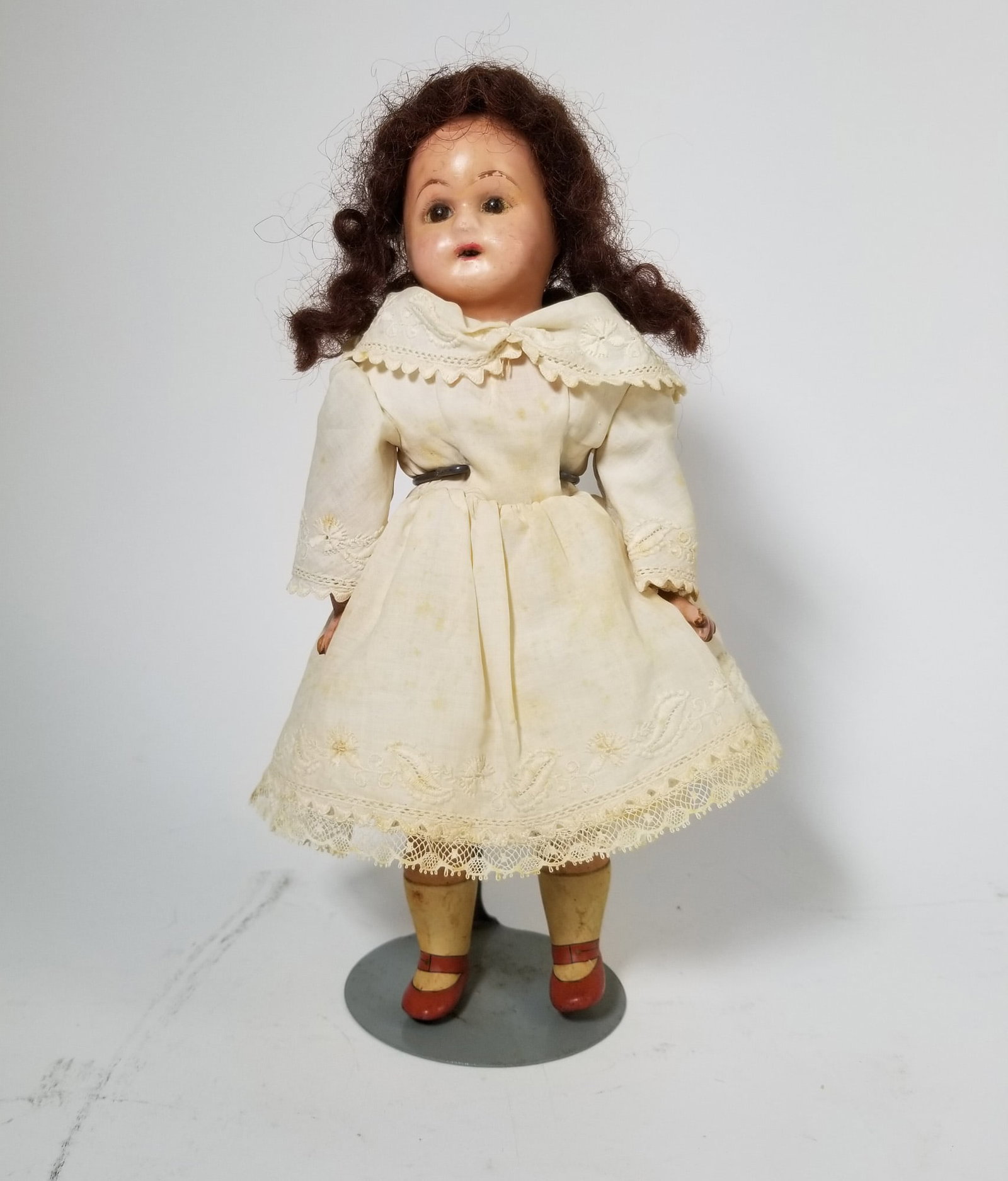 Antique 19th c. Wax Constructed Doll (1 of 2)