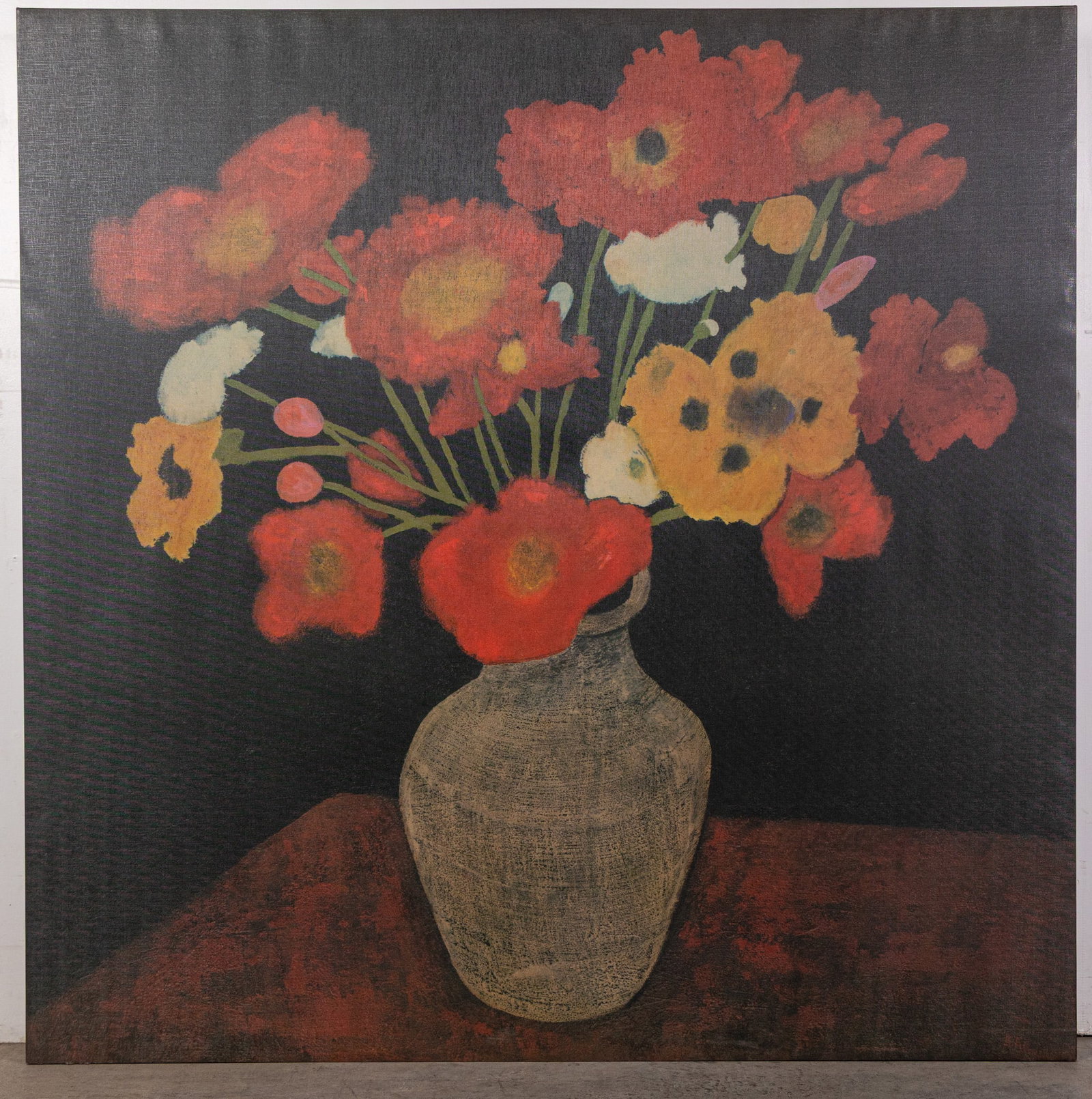 Large Beverly Jean "Poppy Bouquet" Print on Canvas: Large Beverly Jean "Poppy Bouquet" Print on CanvasSize48" x 48"LiteratureBrooks Auction – Online Auction Terms & Conditions Contact: (856) 694-2960 | info@brooks.auction READ BEFORE YOU BID: We