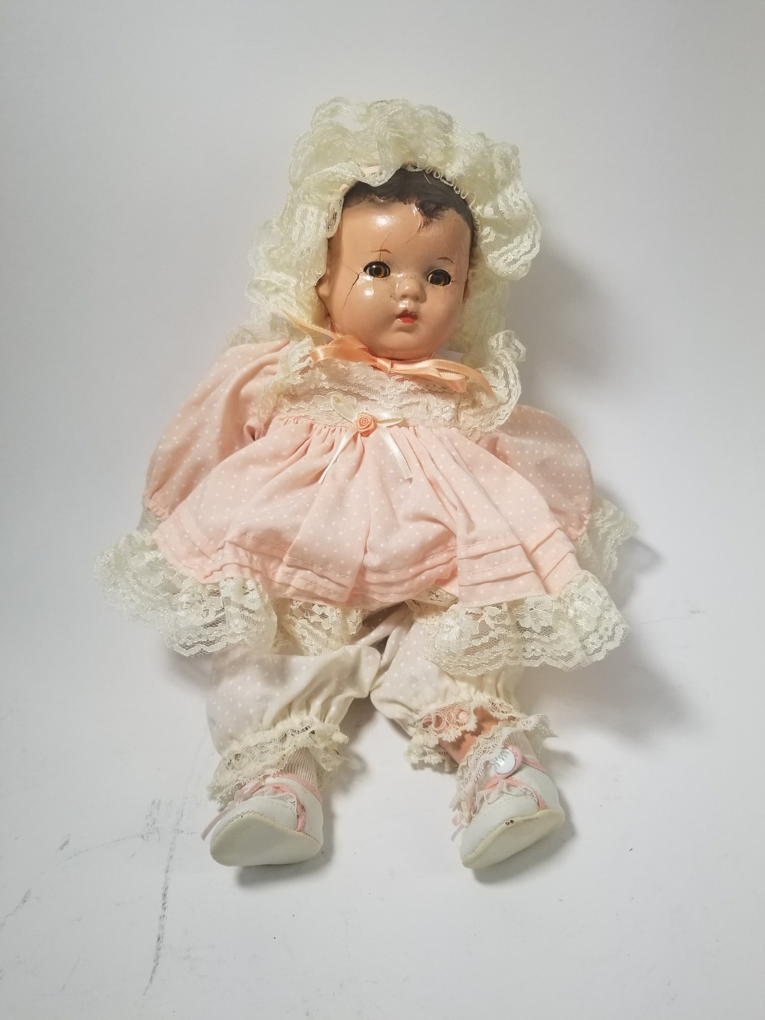 Vintage Ideal Composition Doll w/ Sleep Eyes (1 of 4)