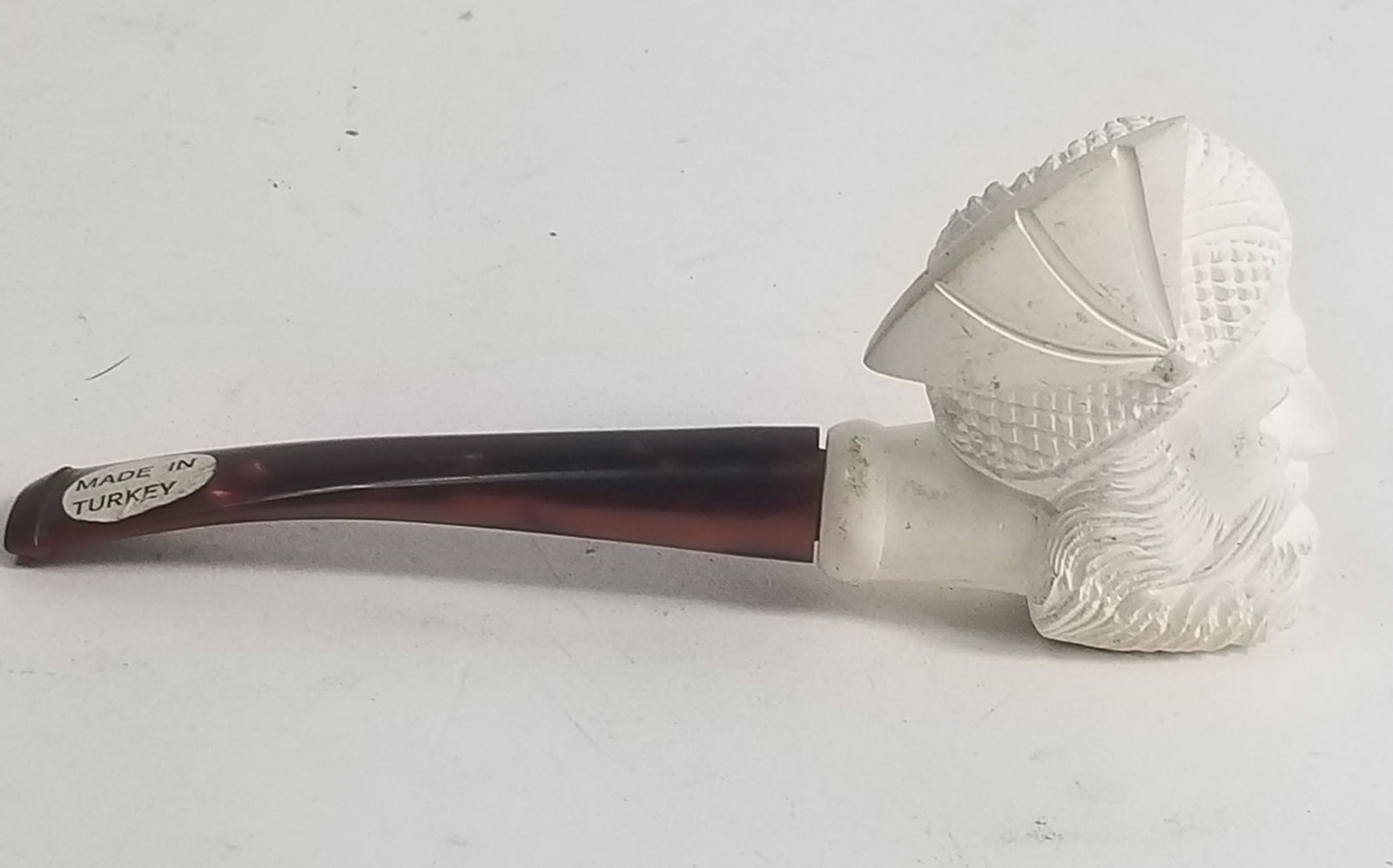 Hand Carved Meerschaum pipe: Hand Carved Meerschaum pipe Sultan Head DesignLiteratureBrooks Auction – Online Auction Terms & Conditions Contact: (856) 694-2960 | info@brooks.auction READ BEFORE YOU BID: We want you to feel