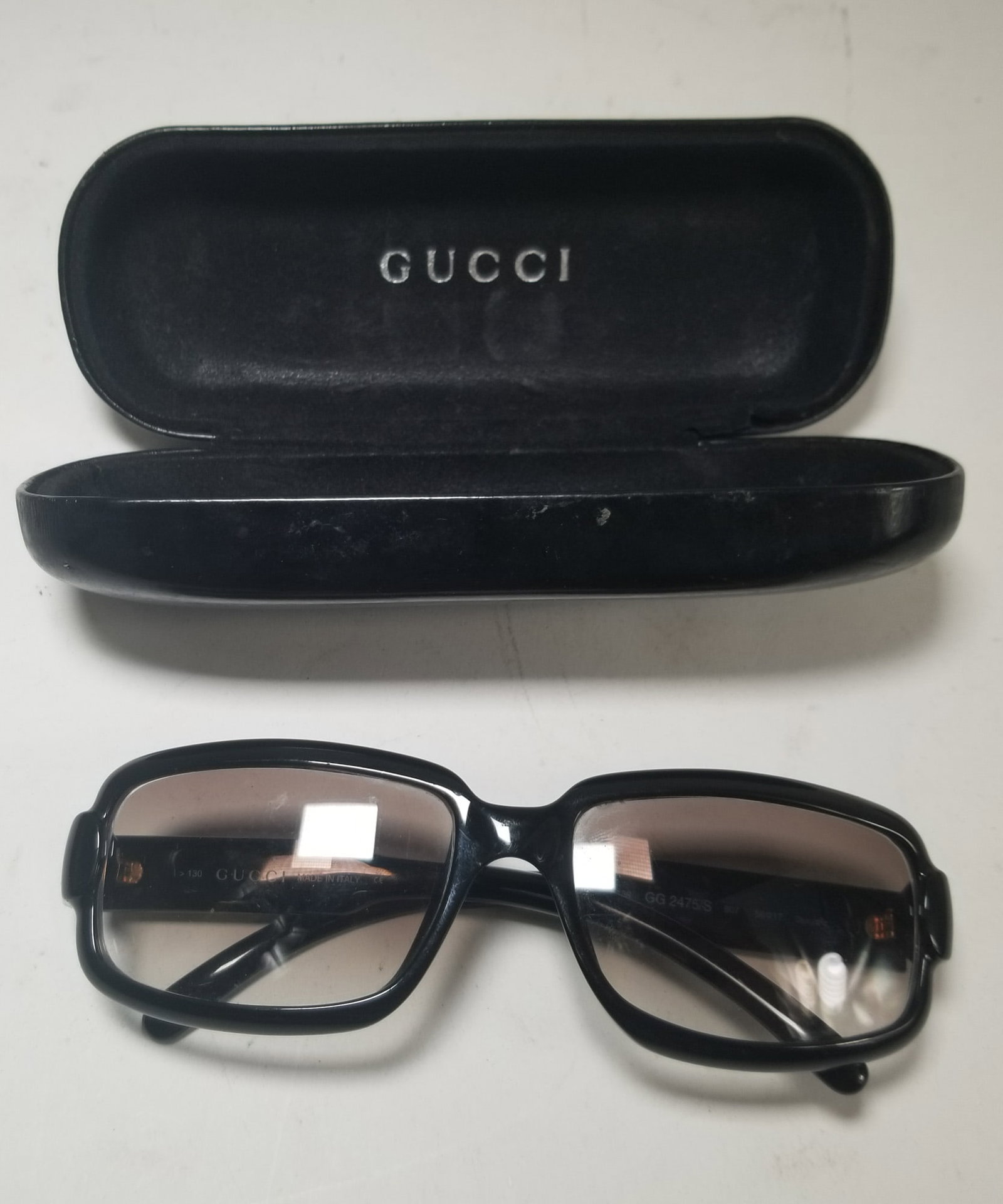 Gucci Sunglasses with Hard Case: Gucci Sunglasses with Hard Case Model no. gg 2475/sLiteratureBrooks Auction – Online Auction Terms & Conditions Contact: (856) 694-2960 | info@brooks.auction READ BEFORE YOU BID: We want you to