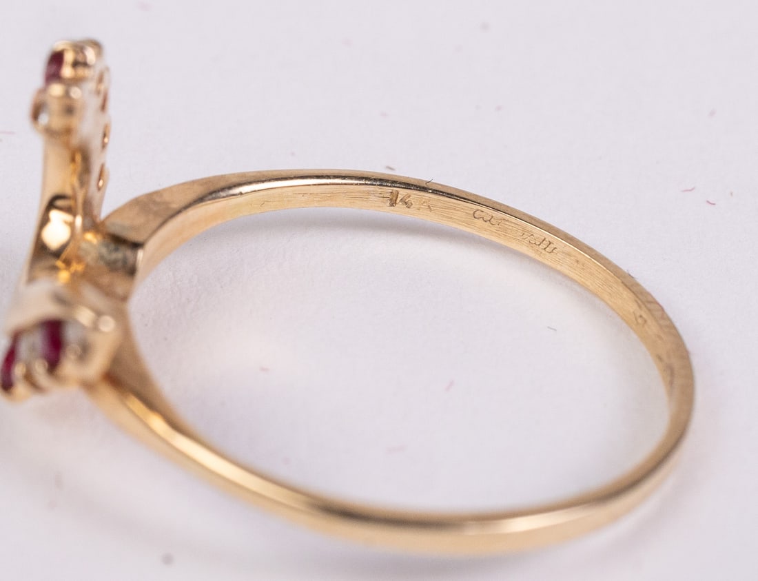 Vintage 14KY Gold Ring - 5