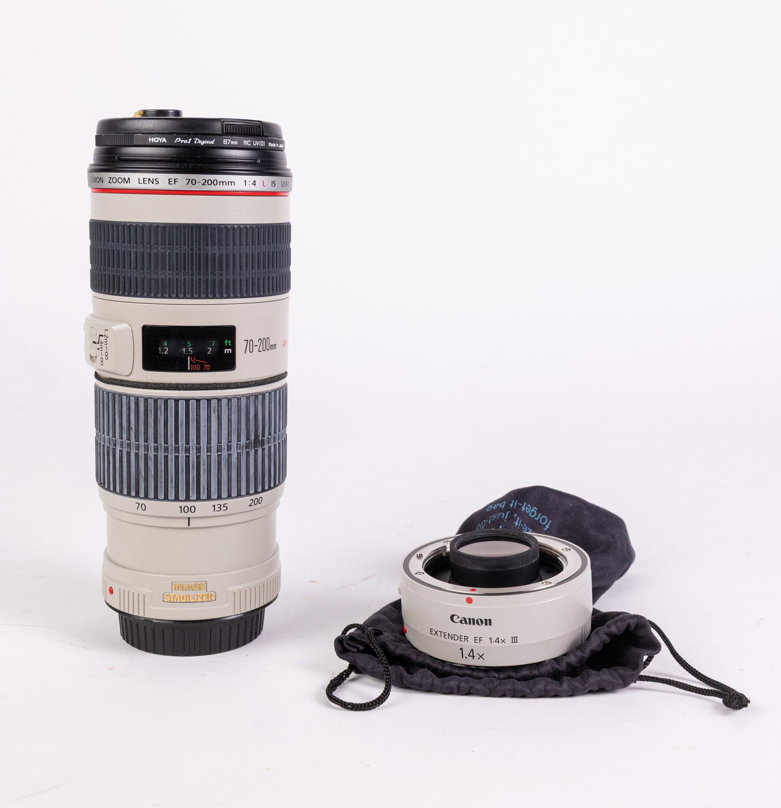 Canon Zoom EF 70-200mm 1:4 L IS USM L-Series Lens and 1.4x III Extender (1 of 8)