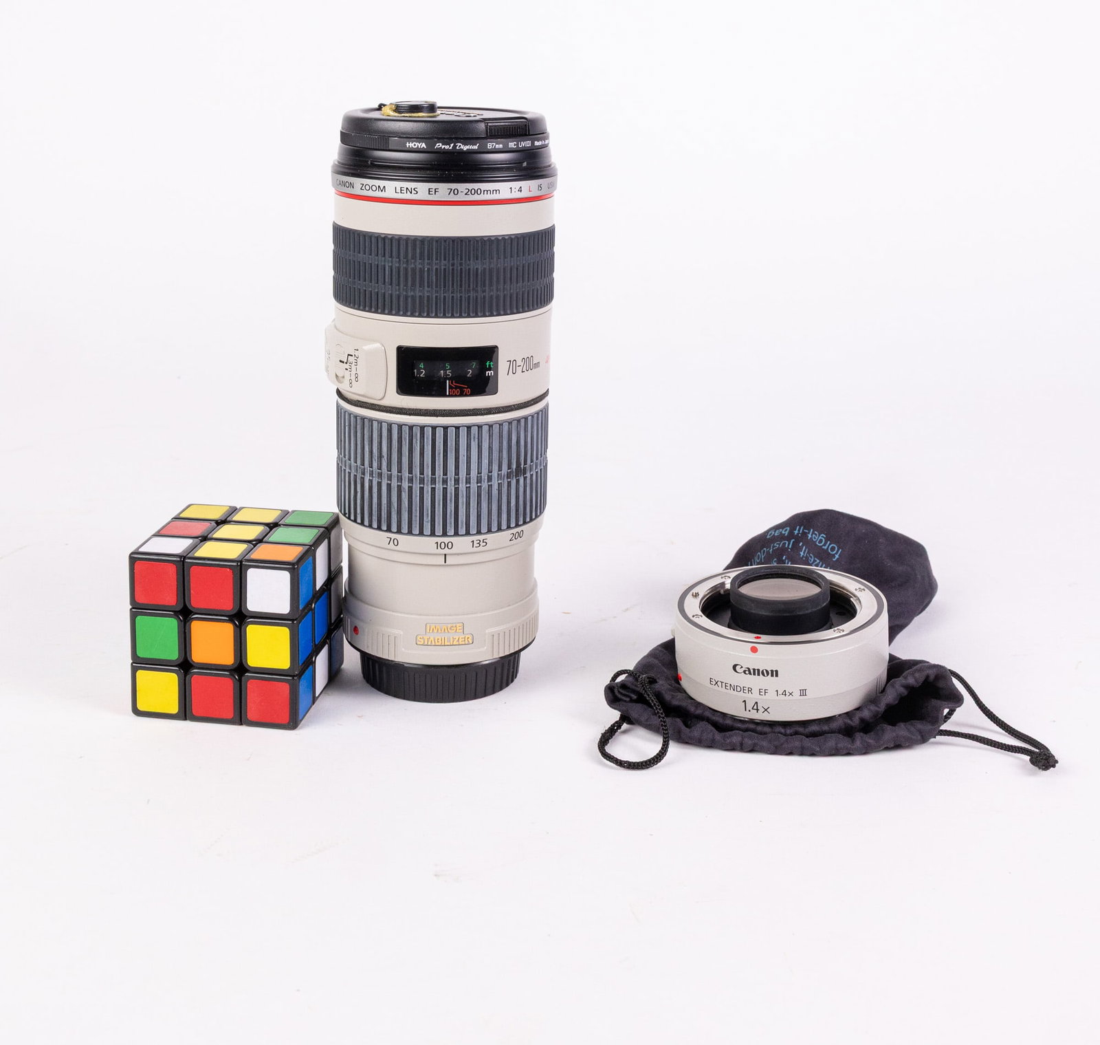 Canon Zoom EF 70-200mm 1:4 L IS USM L-Series Lens and 1.4x III Extender - 3