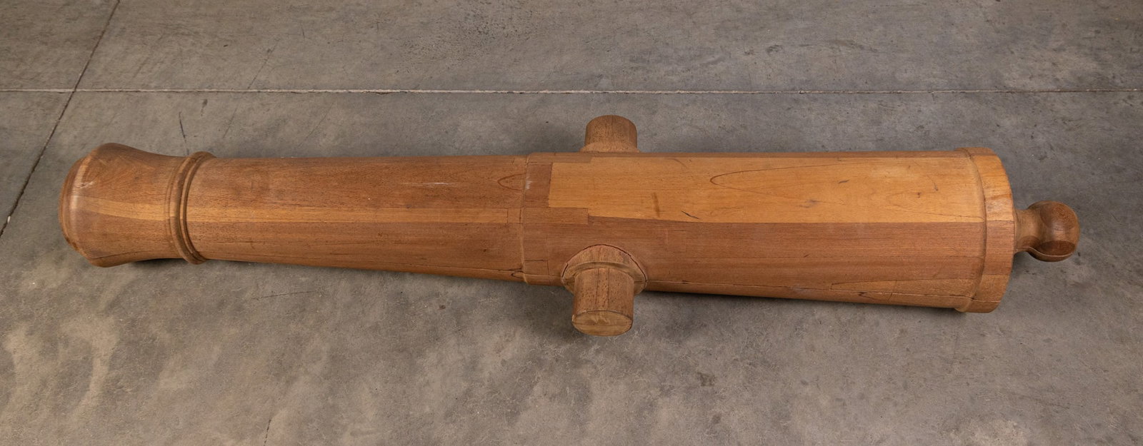 LARGE Vintage 2-Part Wood Cannon Mold "1976 Bridgeton NJ": LARGE Vintage 2-Part Wood Cannon Mold "1976 Bridgeton NJ" Size 67" L Literature Brooks Auction – Online Auction Terms & Conditions Contact: (856) 694-2960 | info@brooks.auction READ BEFORE YOU