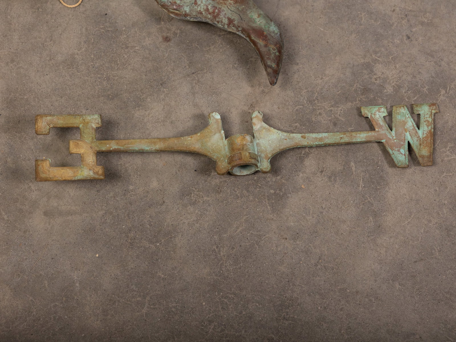 Vintage Copper Whale Weathervane - 4