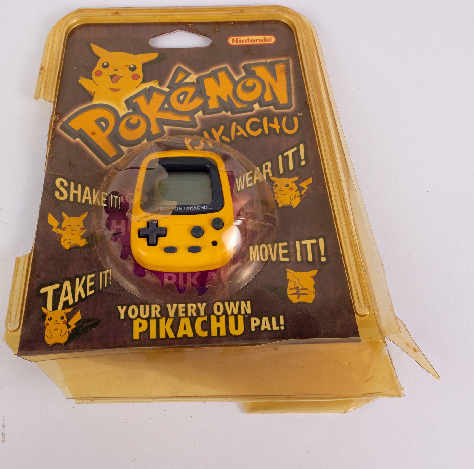 Vintage Nintendo Pokemon Pikachu Virtual Pet in Original Packaging: Vintage Nintendo Pokemon Pikachu Virtual Pet in Original Packaging Size 7" x 12" x 12" Literature Brooks Auction – Online Auction Terms & Conditions Contact: (856) 694-2960 |