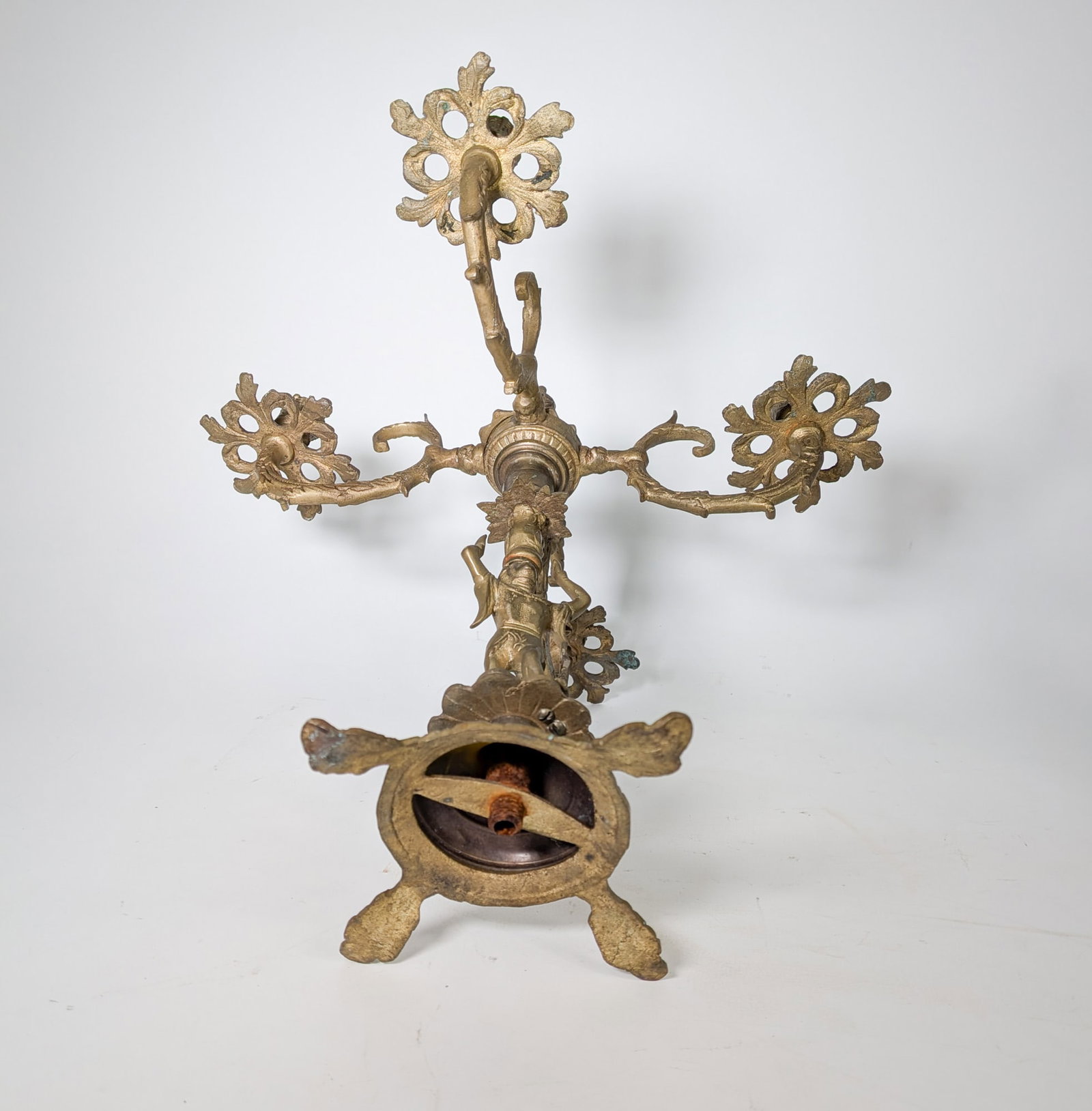 Pair of Victorian Figural Four Arm Candelabras - 4