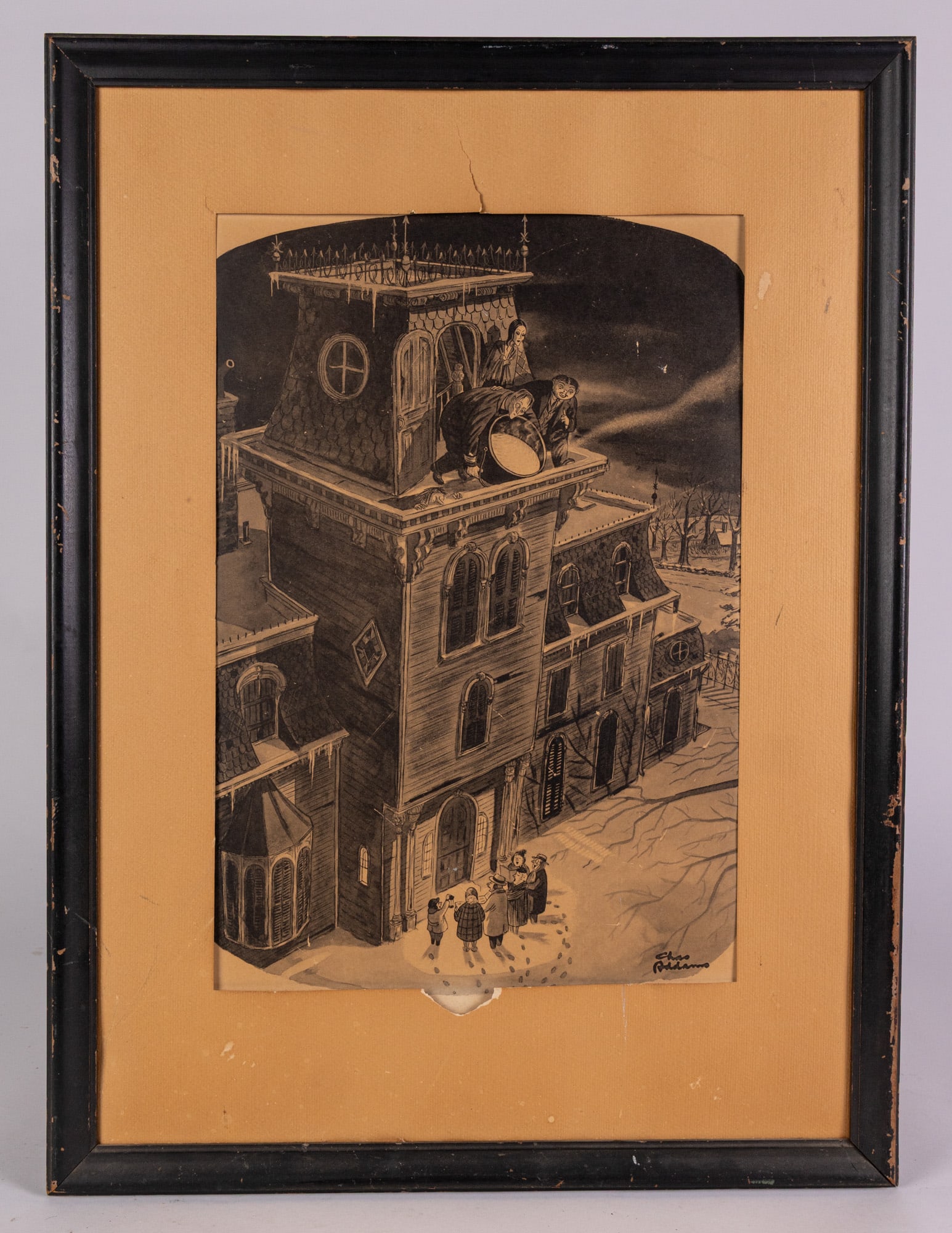 Charles Samuel Addams (1912-1988) Framed Print: Charles Samuel Addams (1912-1988) Framed Print Literature Brooks Auction – Online Auction Terms & Conditions Contact: (856) 694-2960 | info@brooks.auction READ BEFORE YOU BID: We want you to