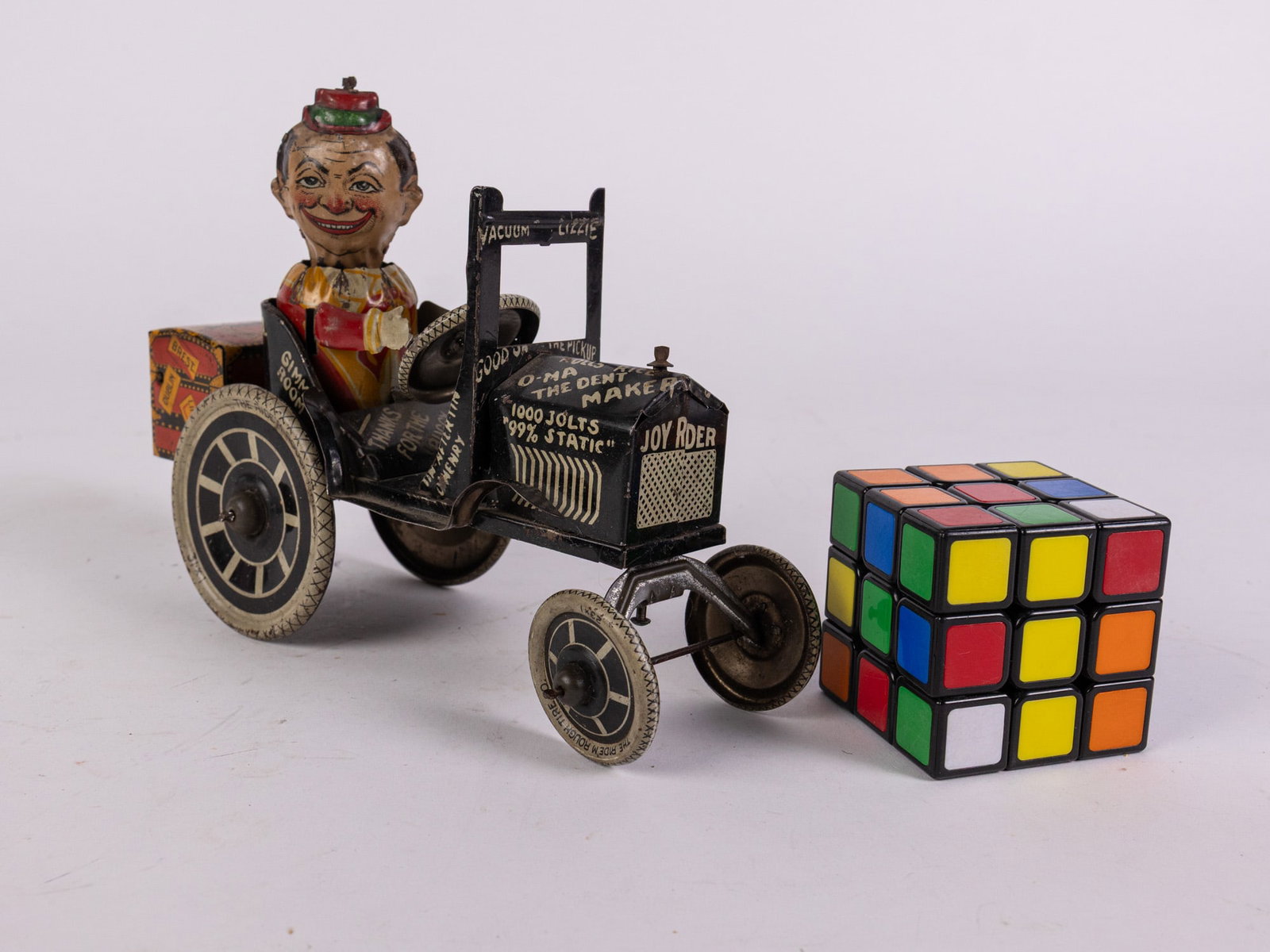Vintage "Joy Rider" Tin Litho Wind Up Toy - 2