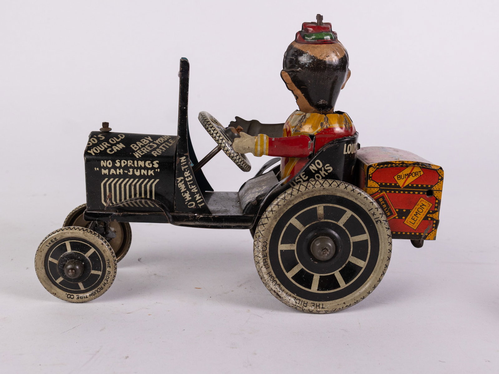 Vintage "Joy Rider" Tin Litho Wind Up Toy - 3
