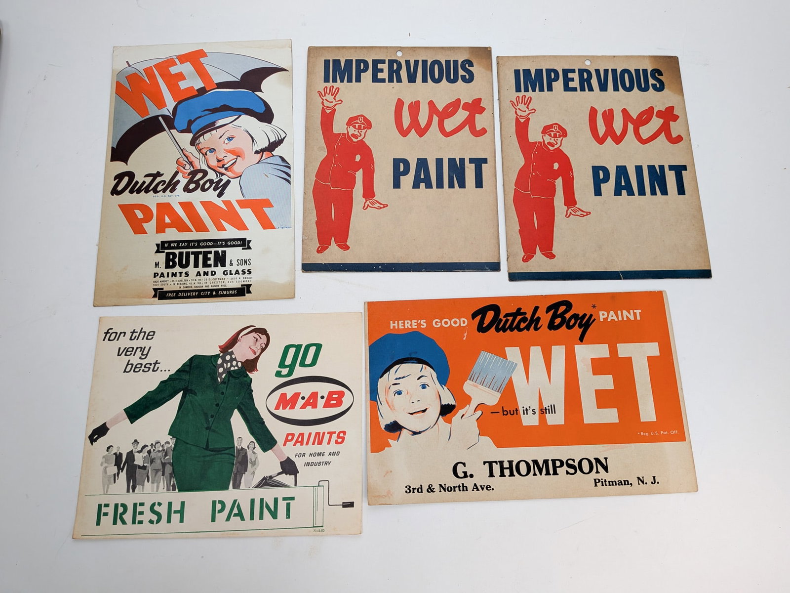 Vintage and Antique Local South Jersey Postcards & Ephemera - 4