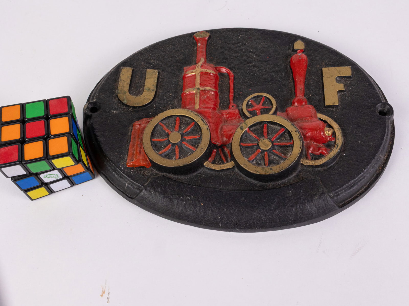 United Firemen's Insurance Company Cast Iron Plaque - 2