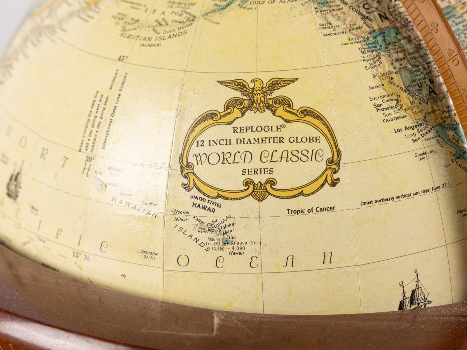 Vintage Replogle Standing Globe - 2