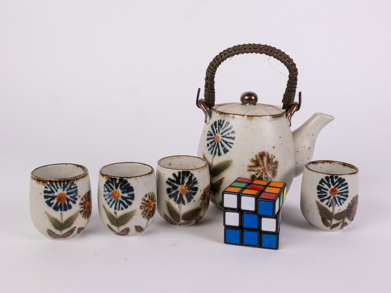 Vintage Japanese Ceramic Tea Set - 2