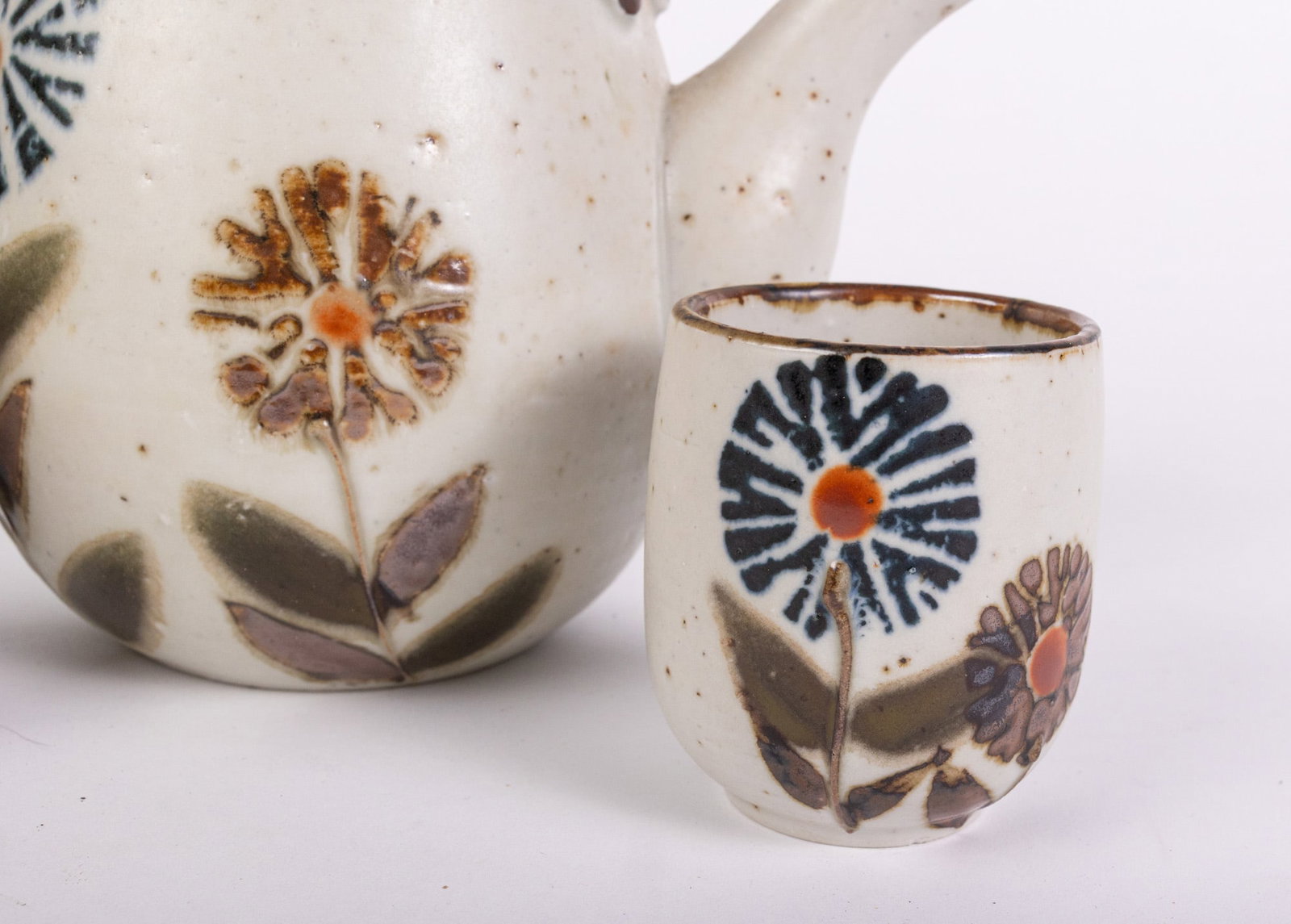 Vintage Japanese Ceramic Tea Set - 4