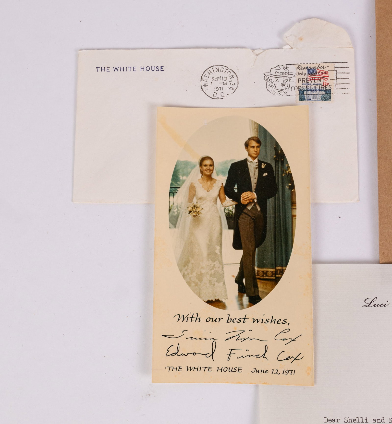 Two Autographs from Presidential Daughters - 3