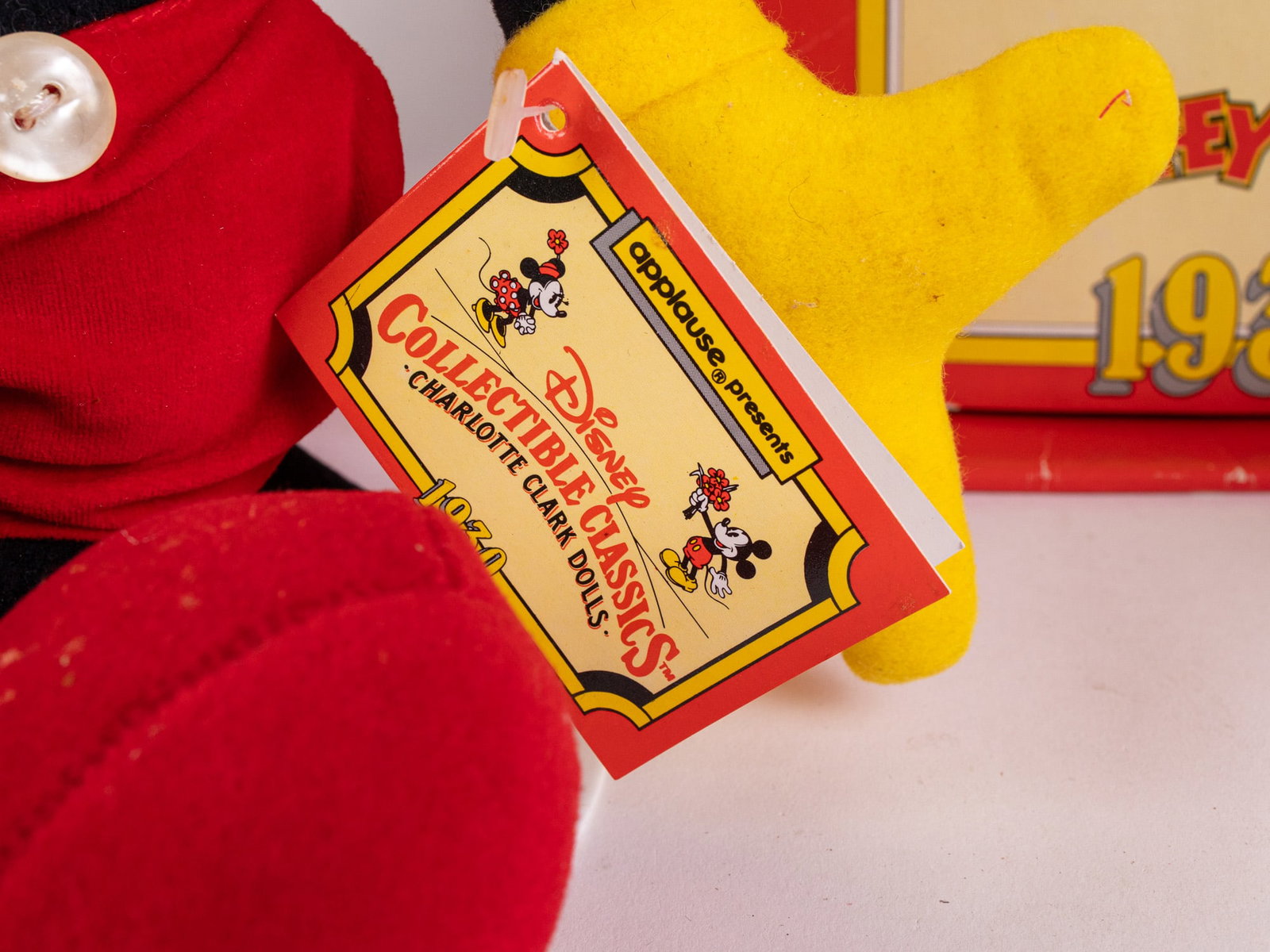 Two Applause Disney Collectible Classics Mickey Mouse 1930 Dolls IOB - 5