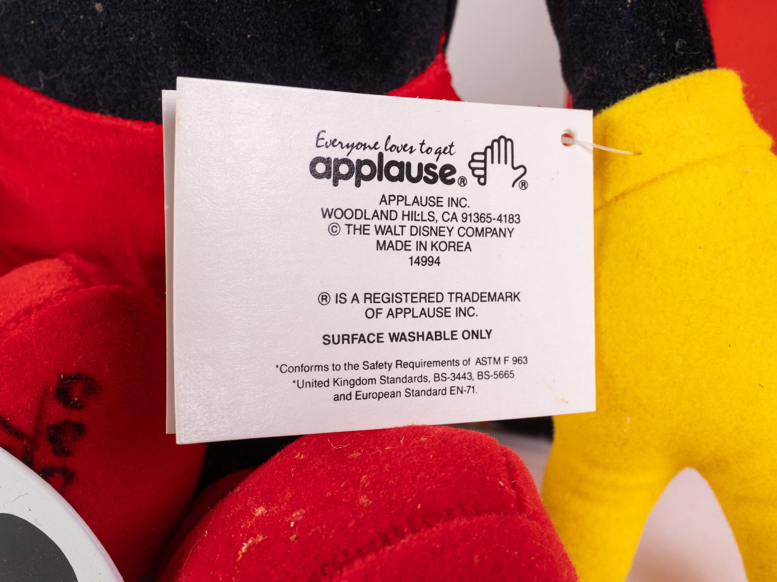 Two Applause Disney Collectible Classics Mickey Mouse 1930 Dolls IOB - 6