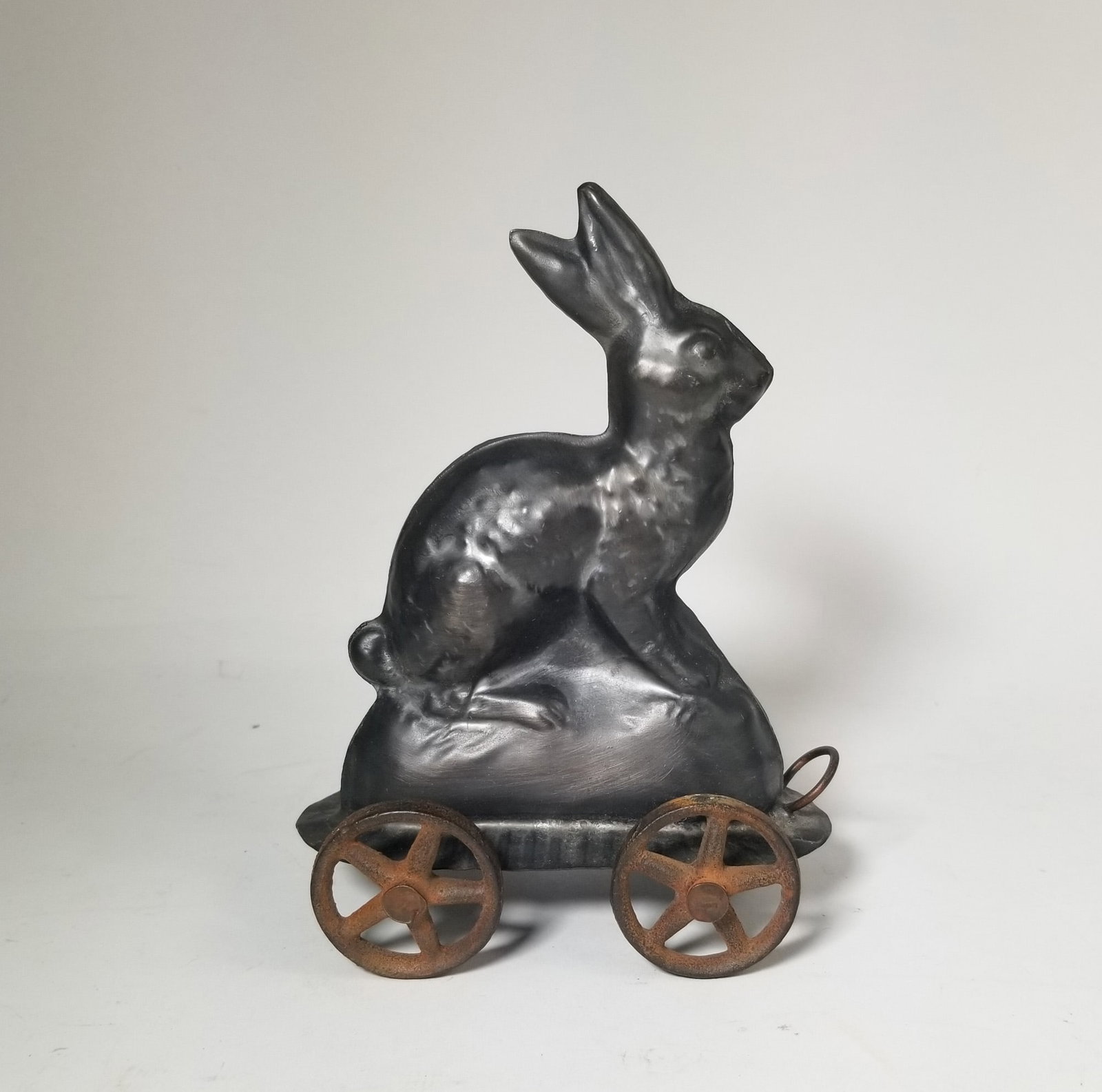 Michael Bonne Folk Art Rabbit Toy (1 of 4)