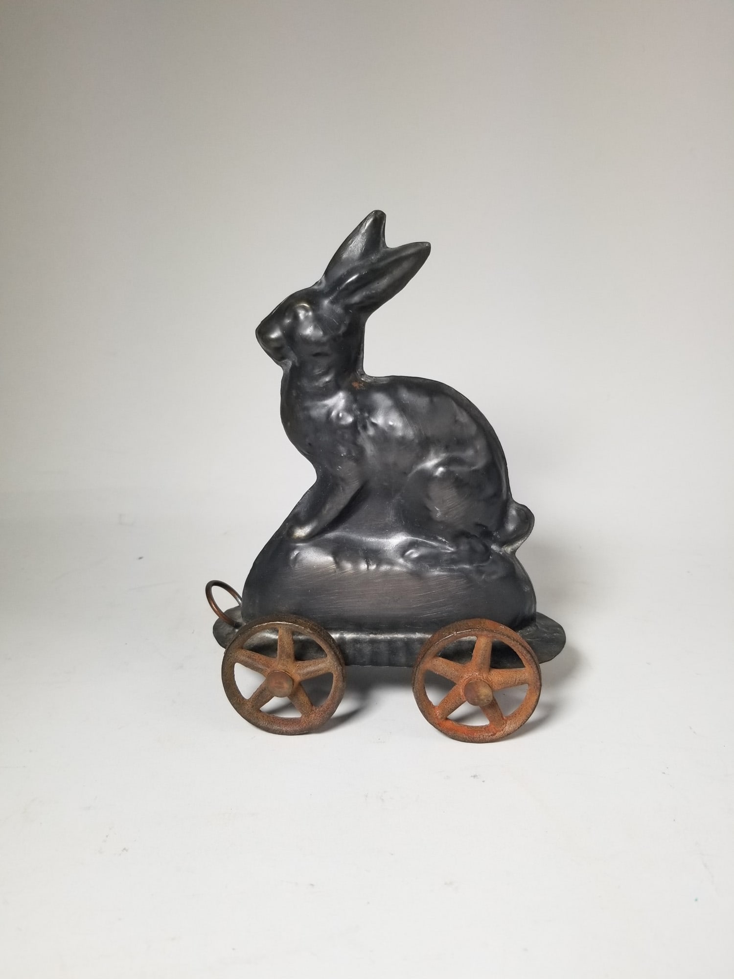 Michael Bonne Folk Art Rabbit Toy - 2