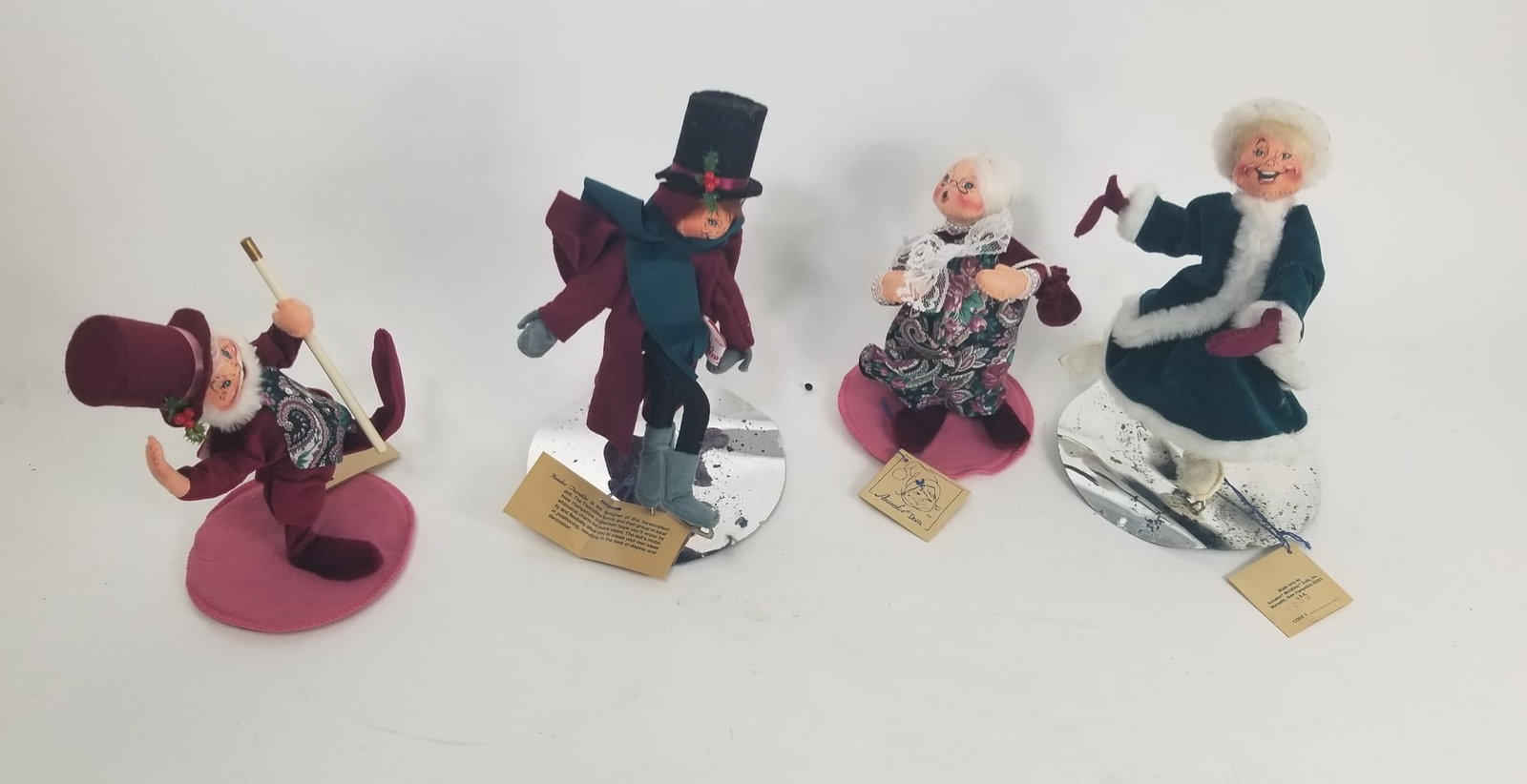 Assortment of Vintage Annalee Figures: Assortment of Vintage Annalee Figures Size 7" x 12" x 12" Literature Brooks Auction – Online Auction Terms & Conditions Contact: (856) 694-2960 | info@brooks.auction READ BEFORE YOU BID: We