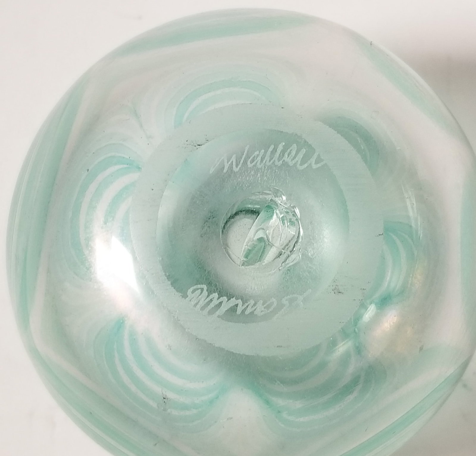 Small Art Glass Hand Blown Vase - 2