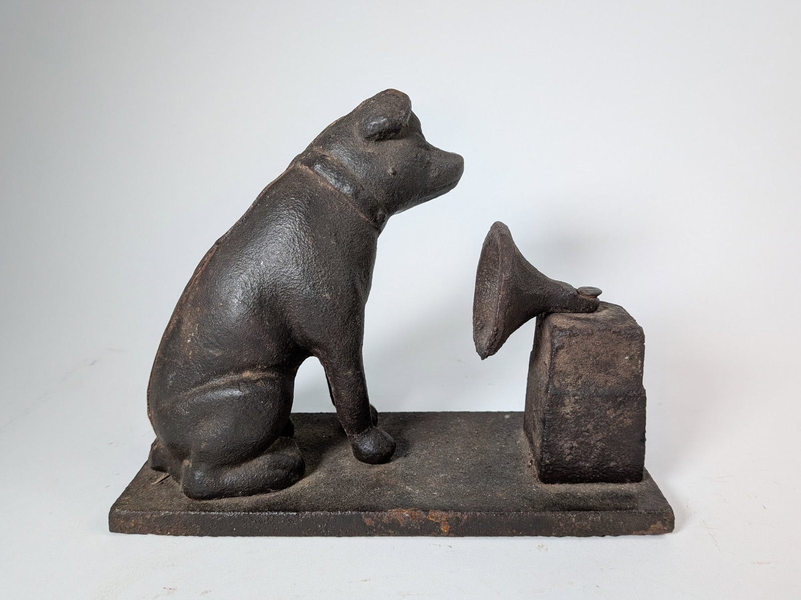 Nipper "His Master's Voice" Cast Iron Still Bank - 2