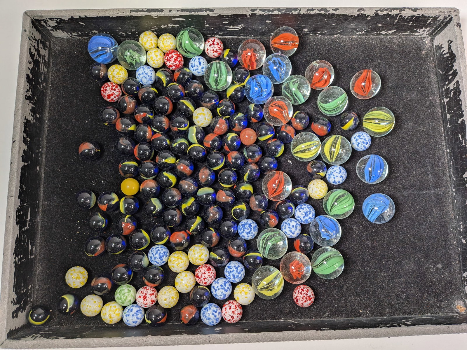 Four Jars of Assorted Marbles - 3
