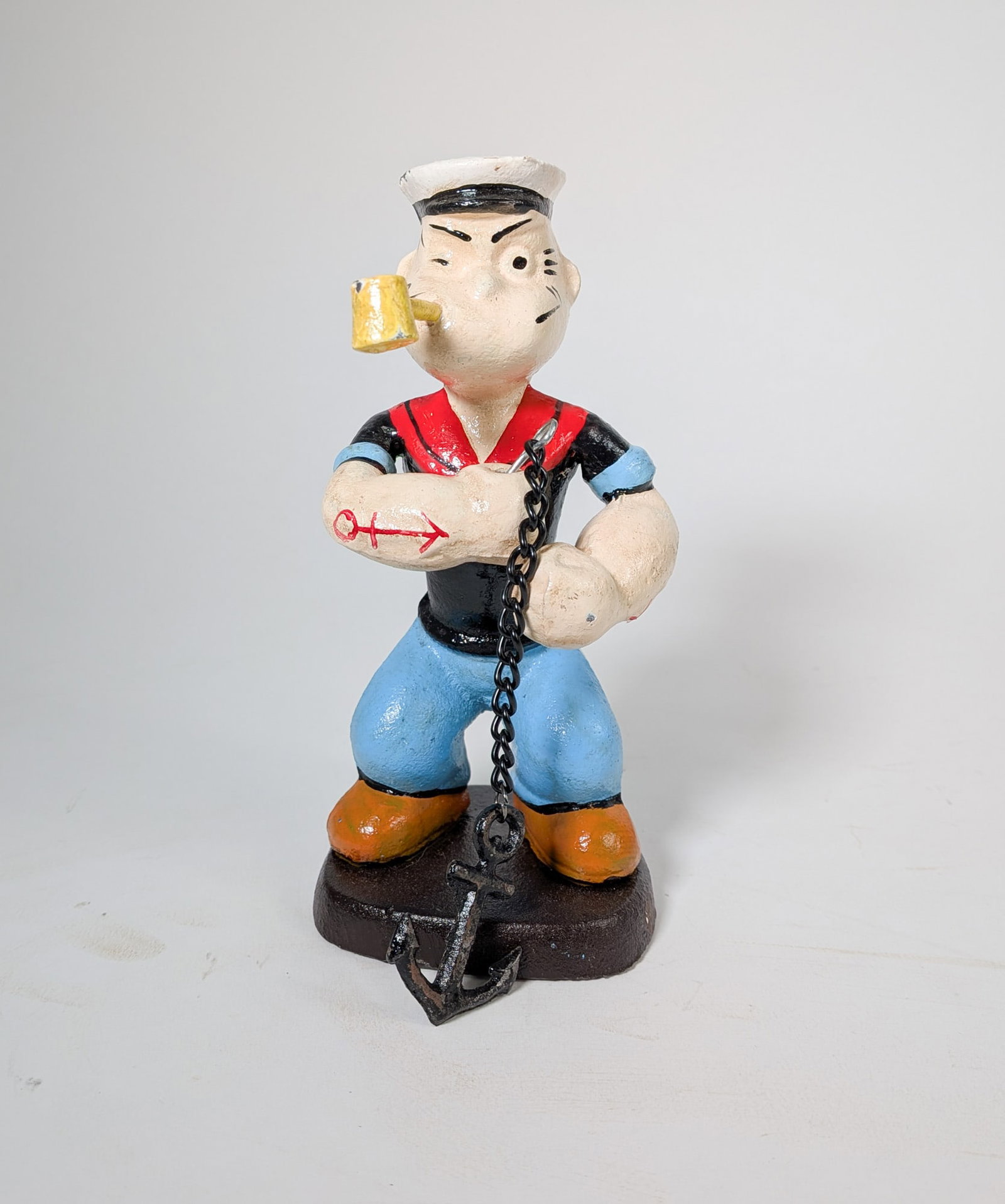 Cast Iron Popeye Figurine (1 of 3)