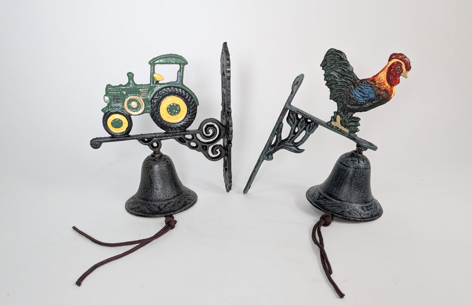 Two Wall Mounted Cast Iron Bells (1 of 5)