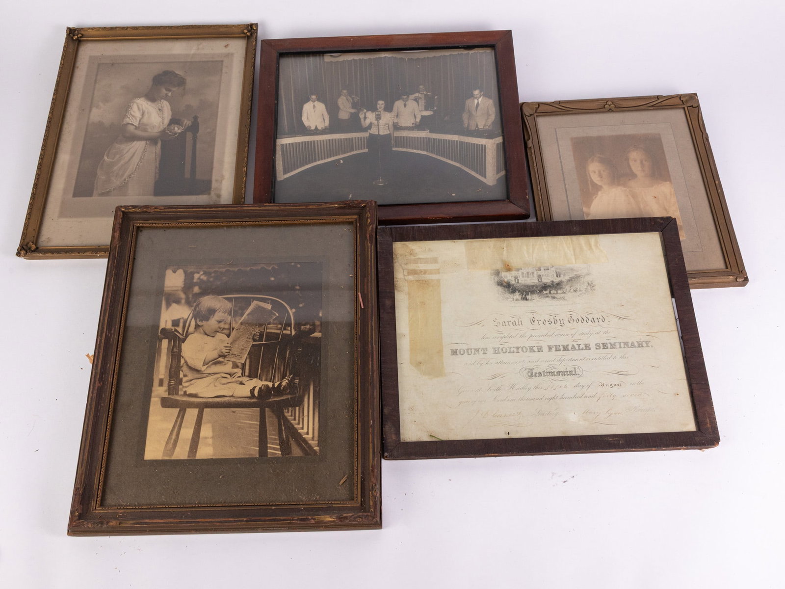 Lot of Assorted Vintage and Antique Framed Photographs: Lot of Assorted Vintage and Antique Framed Photographs Size 16" x 12" Literature Brooks Auction – Online Auction Terms & Conditions Contact: (856) 694-2960 | info@brooks.auction READ BEFORE