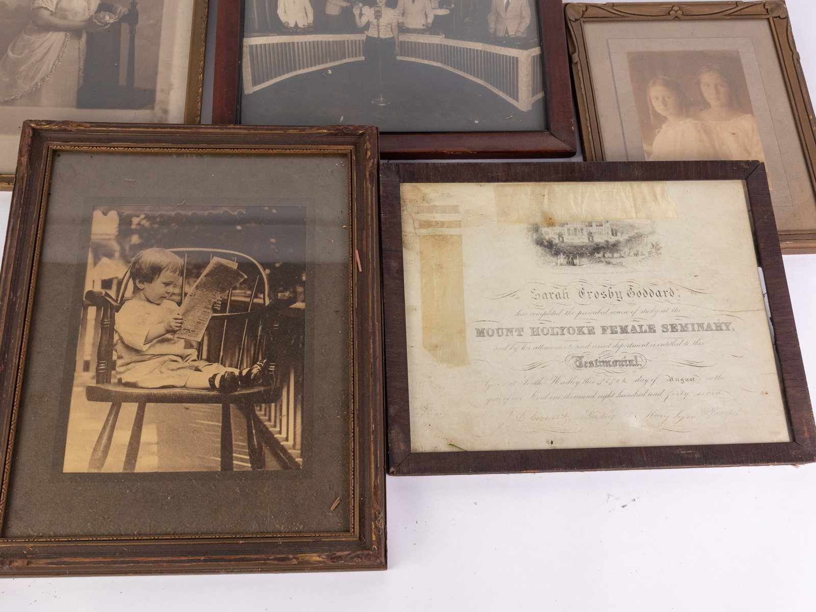 Lot of Assorted Vintage and Antique Framed Photographs - 5