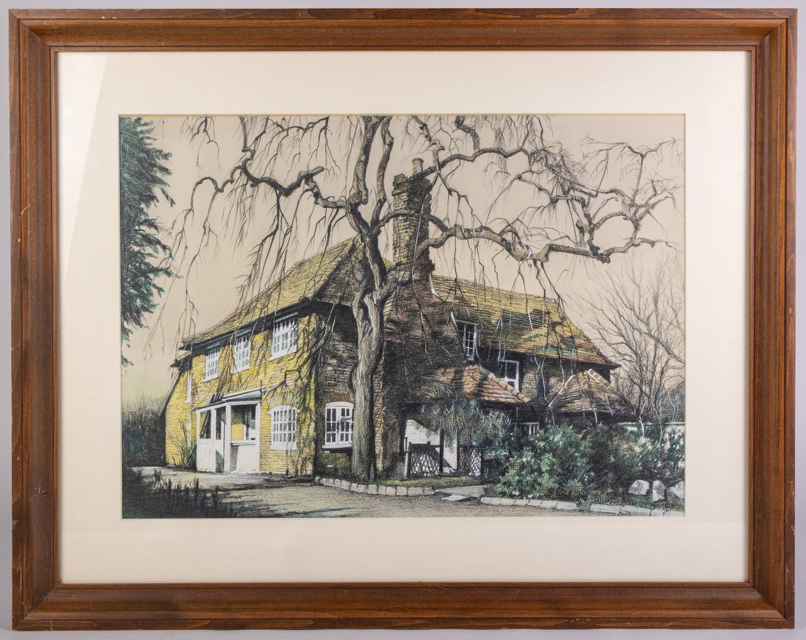 Original Pastel Scene Framed: Original Pastel Scene Framed Size 26" x 32" Literature Brooks Auction – Online Auction Terms & Conditions Contact: (856) 694-2960 | info@brooks.auction READ BEFORE YOU BID: We want you to feel
