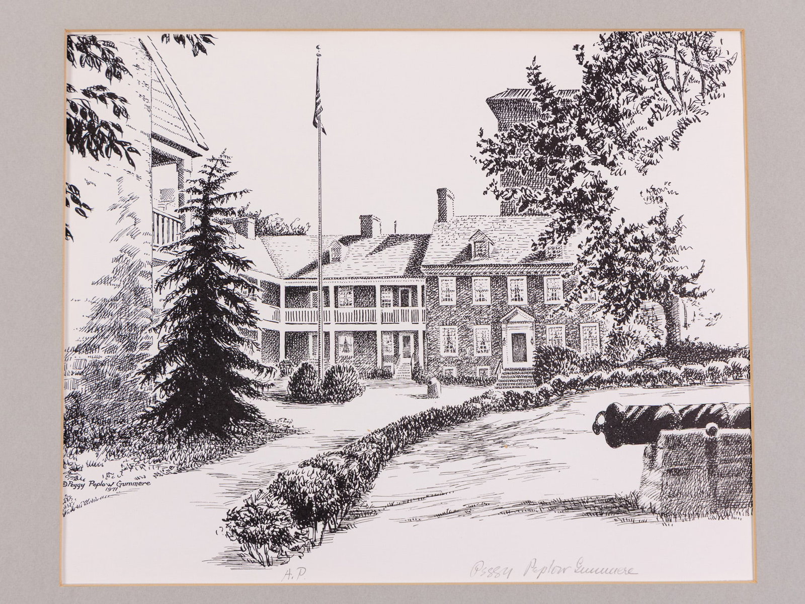 Local Trenton Artist Margaret “Peggy” Peplow Gummere (1912-1992) Hand Signed Artist's Pr - 5