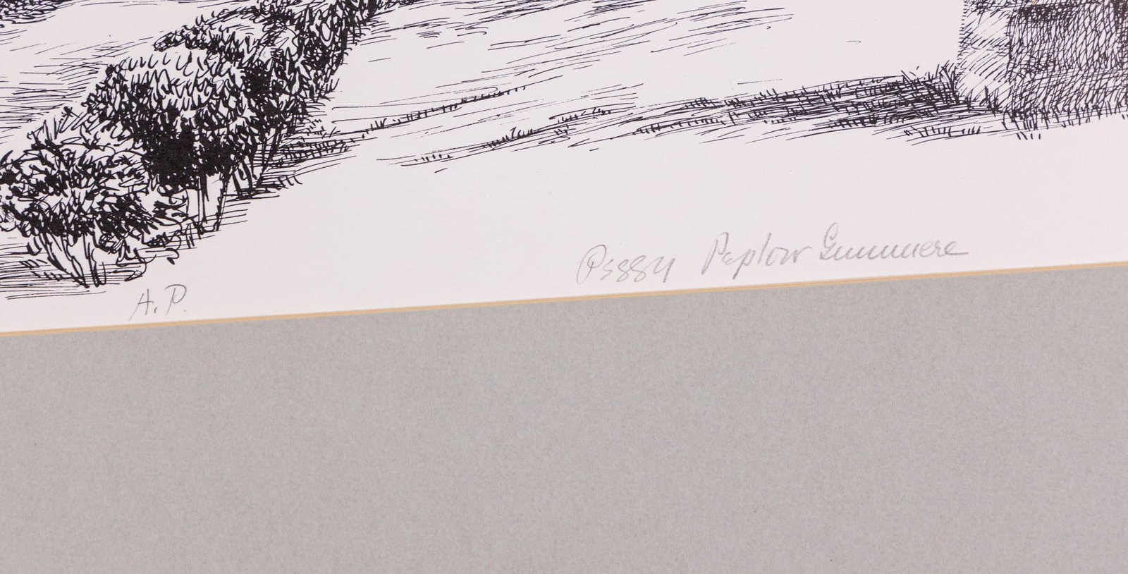 Local Trenton Artist Margaret “Peggy” Peplow Gummere (1912-1992) Hand Signed Artist's Pr - 6