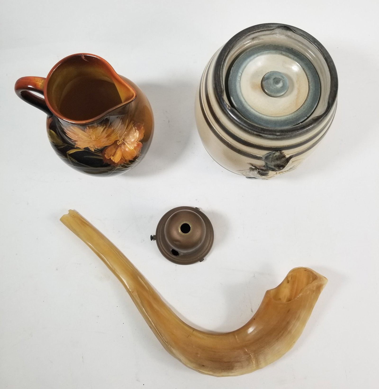 Vintage Decor Lot Featuring Rookwood Pitcher - 2