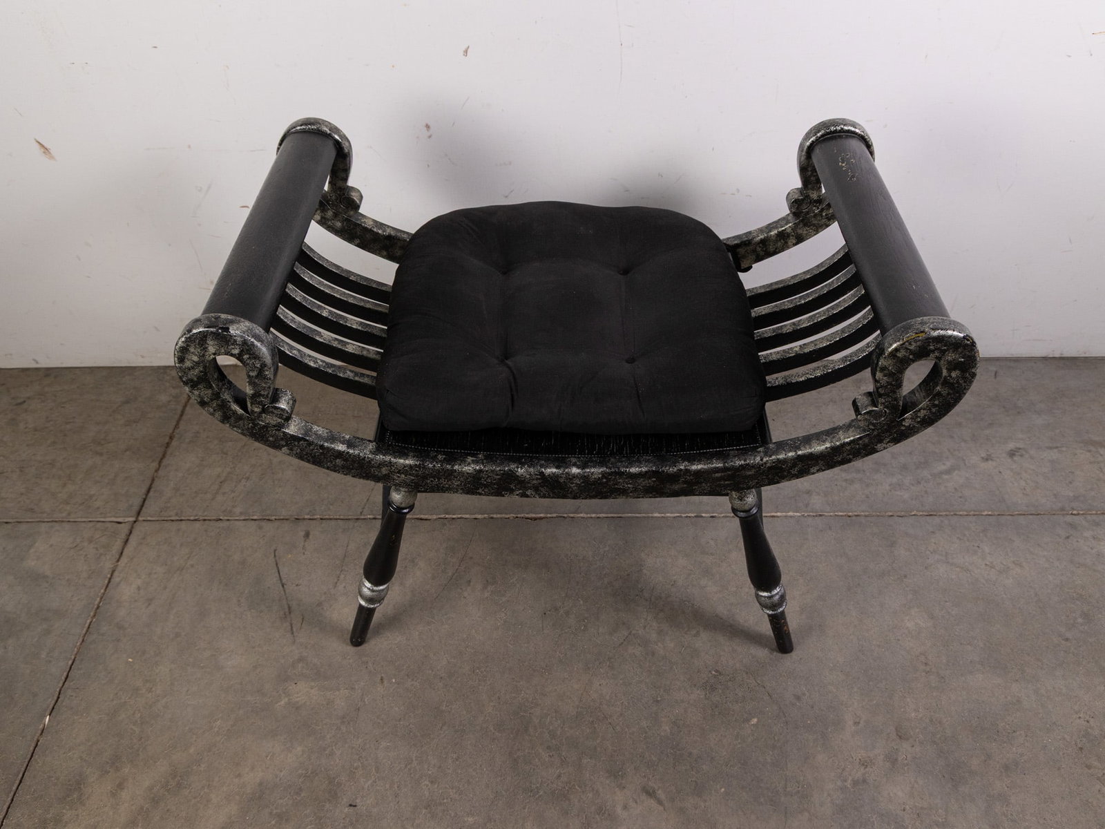 Neoclassical Style Curule Bench - 2