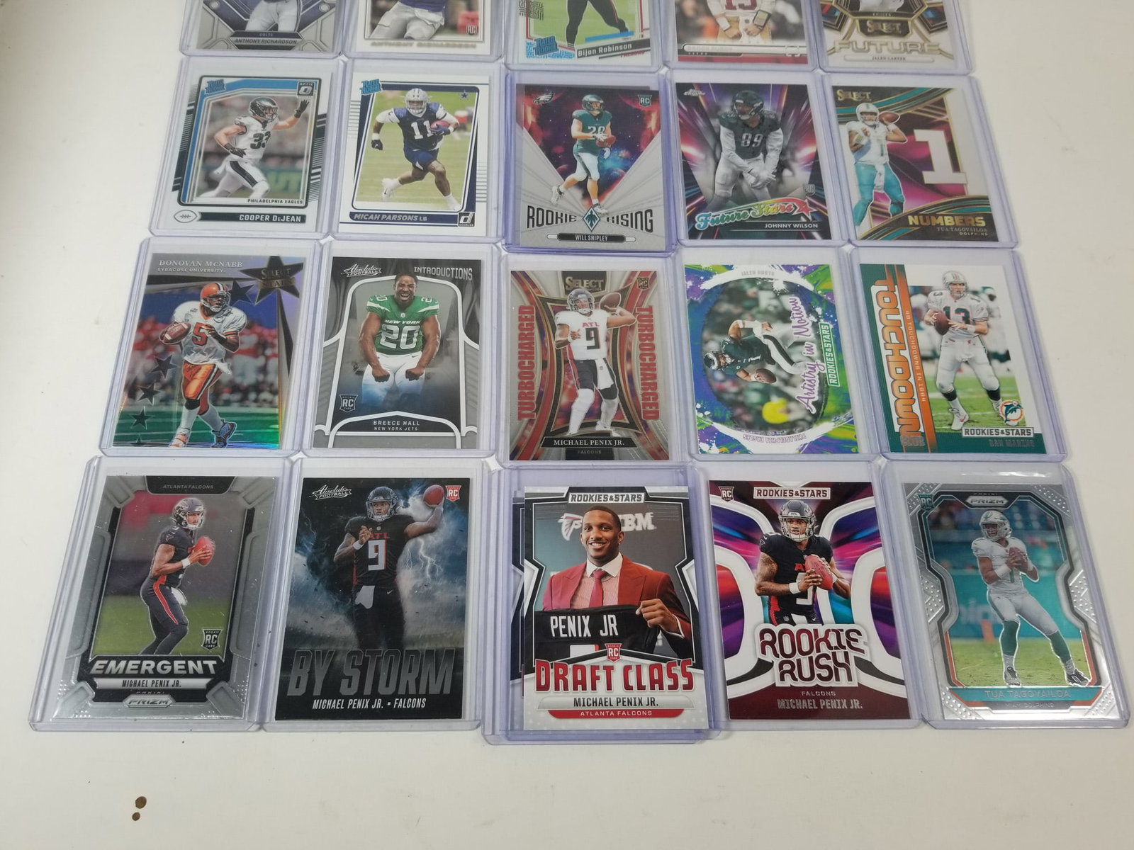 Assortment of Modern Football Rookie and Insert Cards - 5