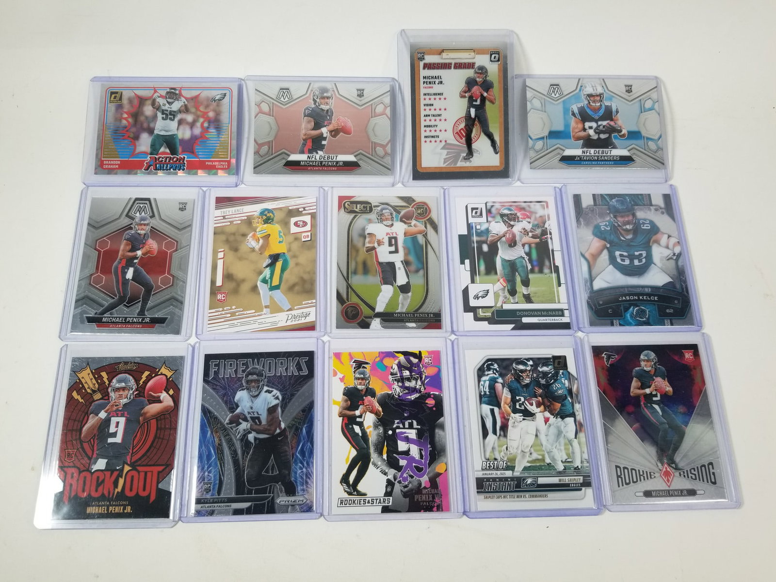 Assortment of Modern Football Rookie and Insert Cards - 6