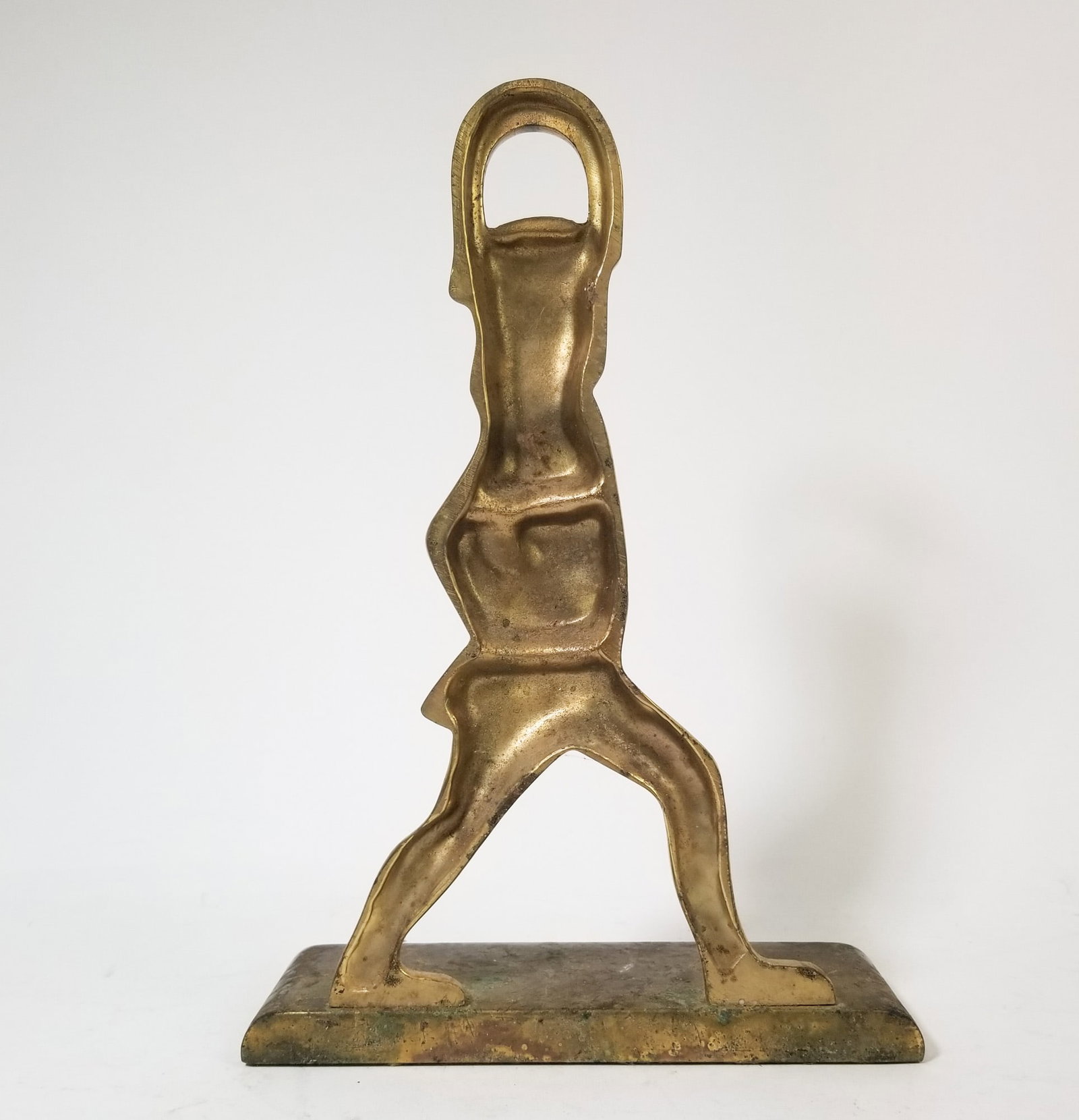 Vintage 70's Virginia Metalcrafters Brass Hessian Soldier Doorstop - 2