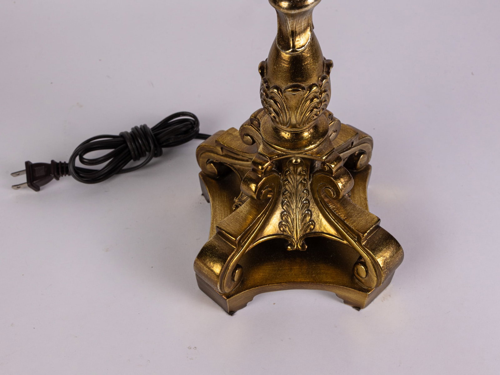 Decorative Gold Gilt Candlestick Table Lamp - 3