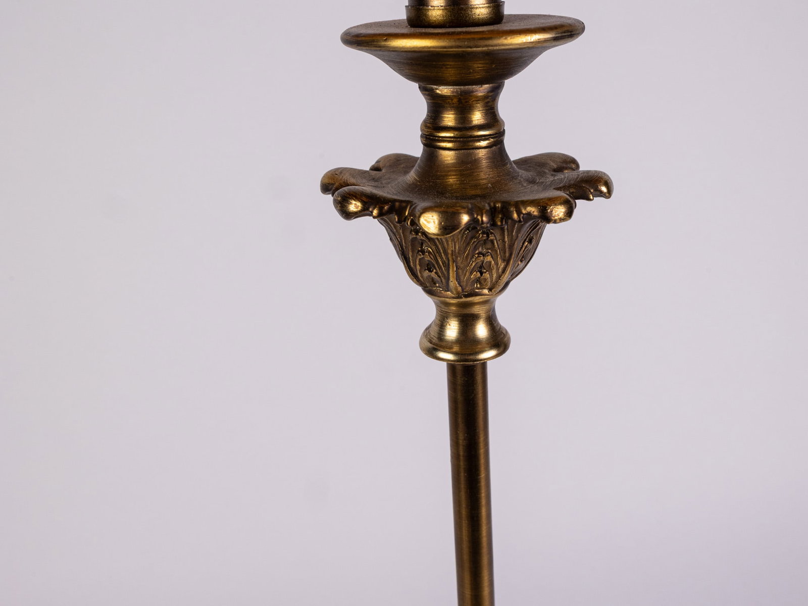 Decorative Gold Gilt Candlestick Table Lamp - 4