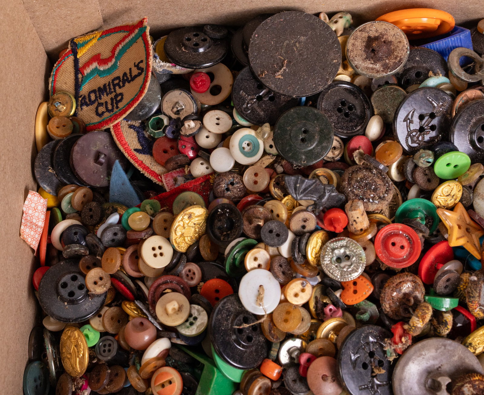 Large Lot of Vintage Buttons - 7