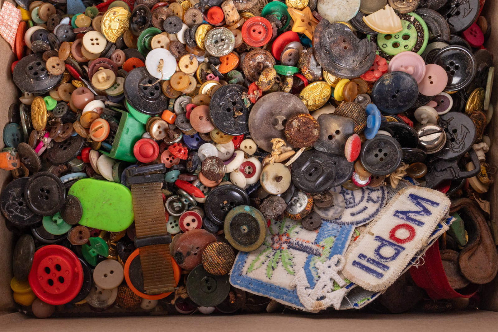 Large Lot of Vintage Buttons - 9