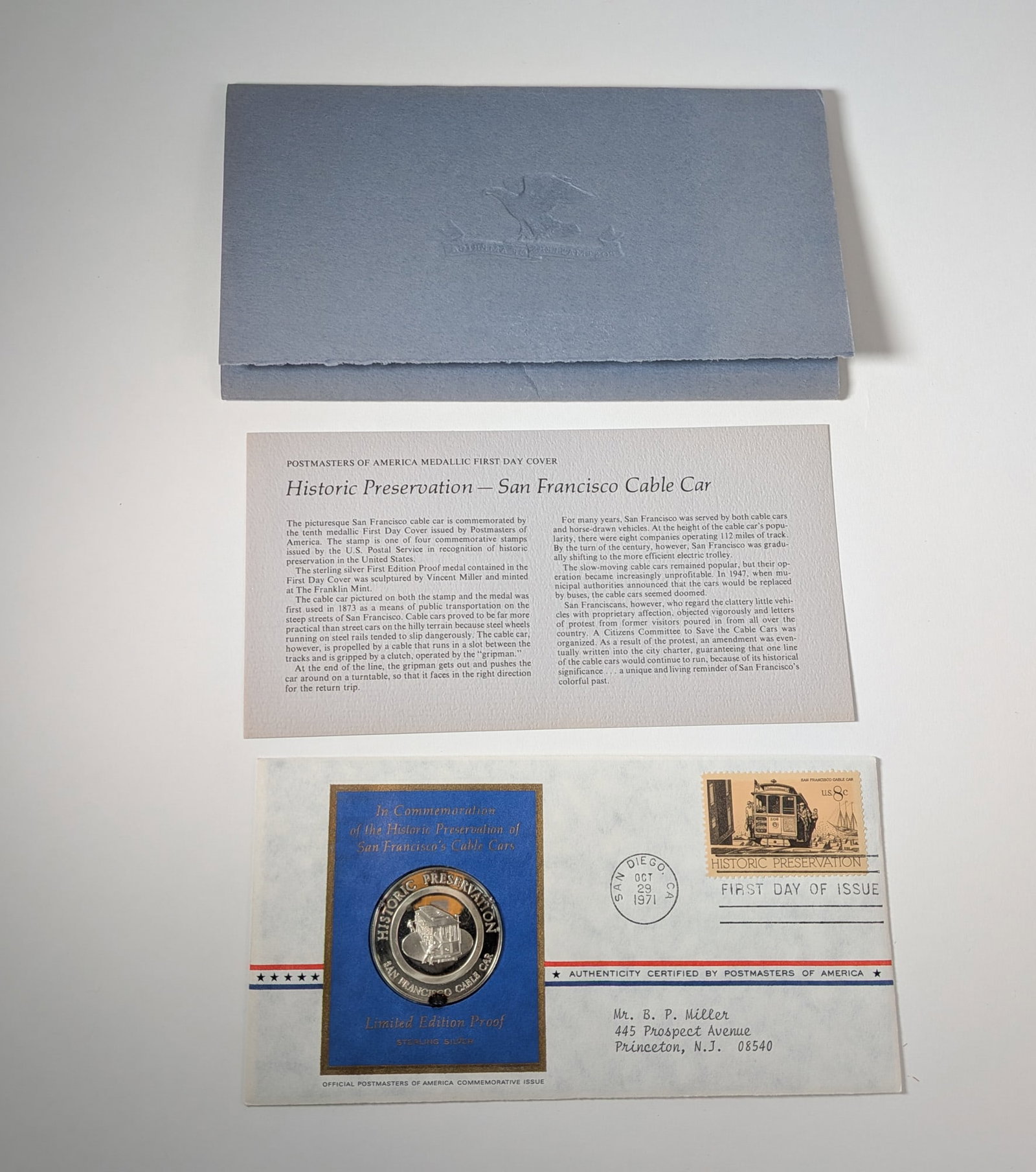 "Historic Preservation of San Francisco Cable Car" Limited Edition Sterling Silver proof and Stamp: "Emily Dickinson - American Poet" Limited edition Sterling Silver Proof Literature Brooks Auction – Online Auction Terms & Conditions Contact: (856) 694-2960 | info@brooks.auction READ BEFORE YO